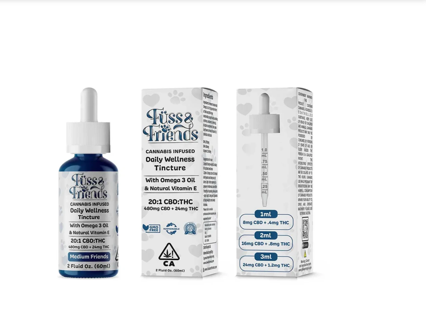 Fuss & friends - DR. MAY MEDIUM FRIENDS DAILY WELLNESS TINCTURE Main Image