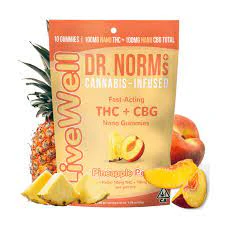 Dr norms - LIVEWELL GUMMIES PINEAPPLE PEACH Main Image