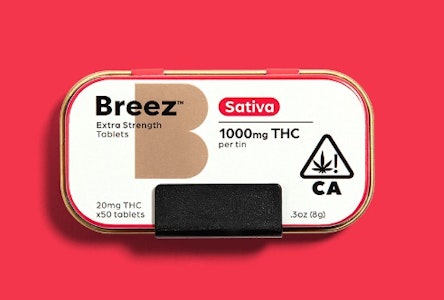 Breeze - EXTRA STRENGTH TABLET TINS (SATIVA)