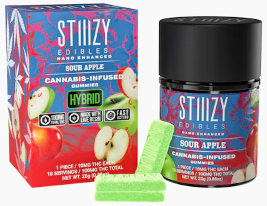 Stiiizy - SOUR APPLE NANO GUMMIES